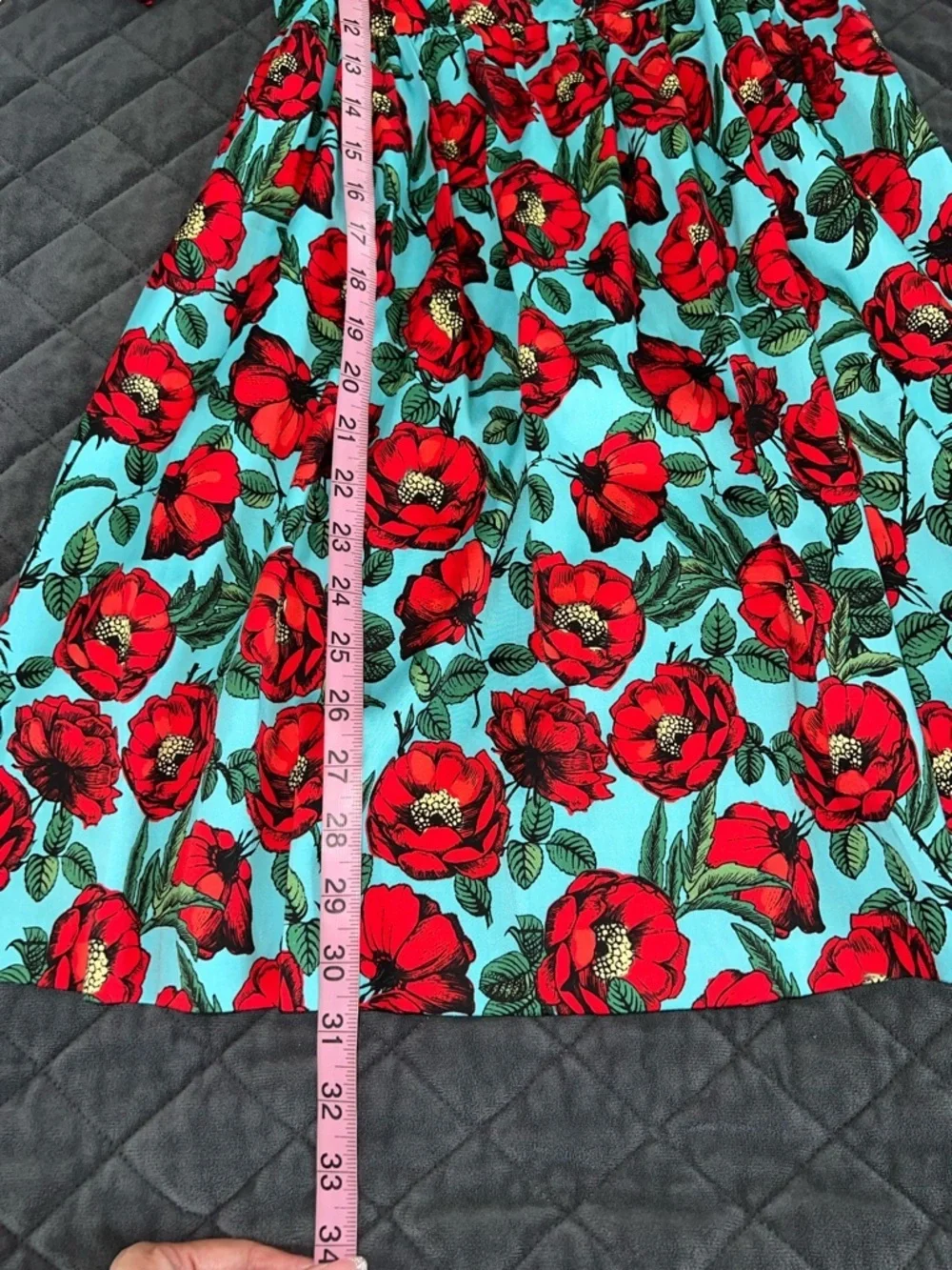 Alice + Olivia Mini Dress Woman Size 0 Beach Bliss Aqua Reyna Floral Empire B12